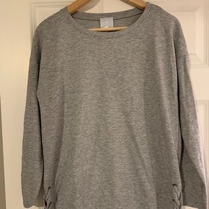 Womens crew sweater with side detail small